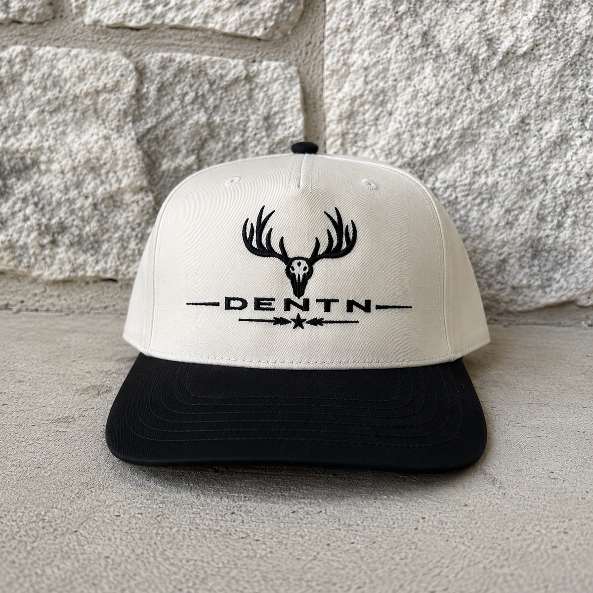 Black Deer Skull Hat