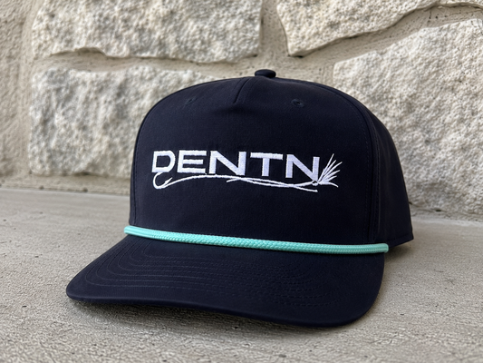 Navy Snapped Line Hat
