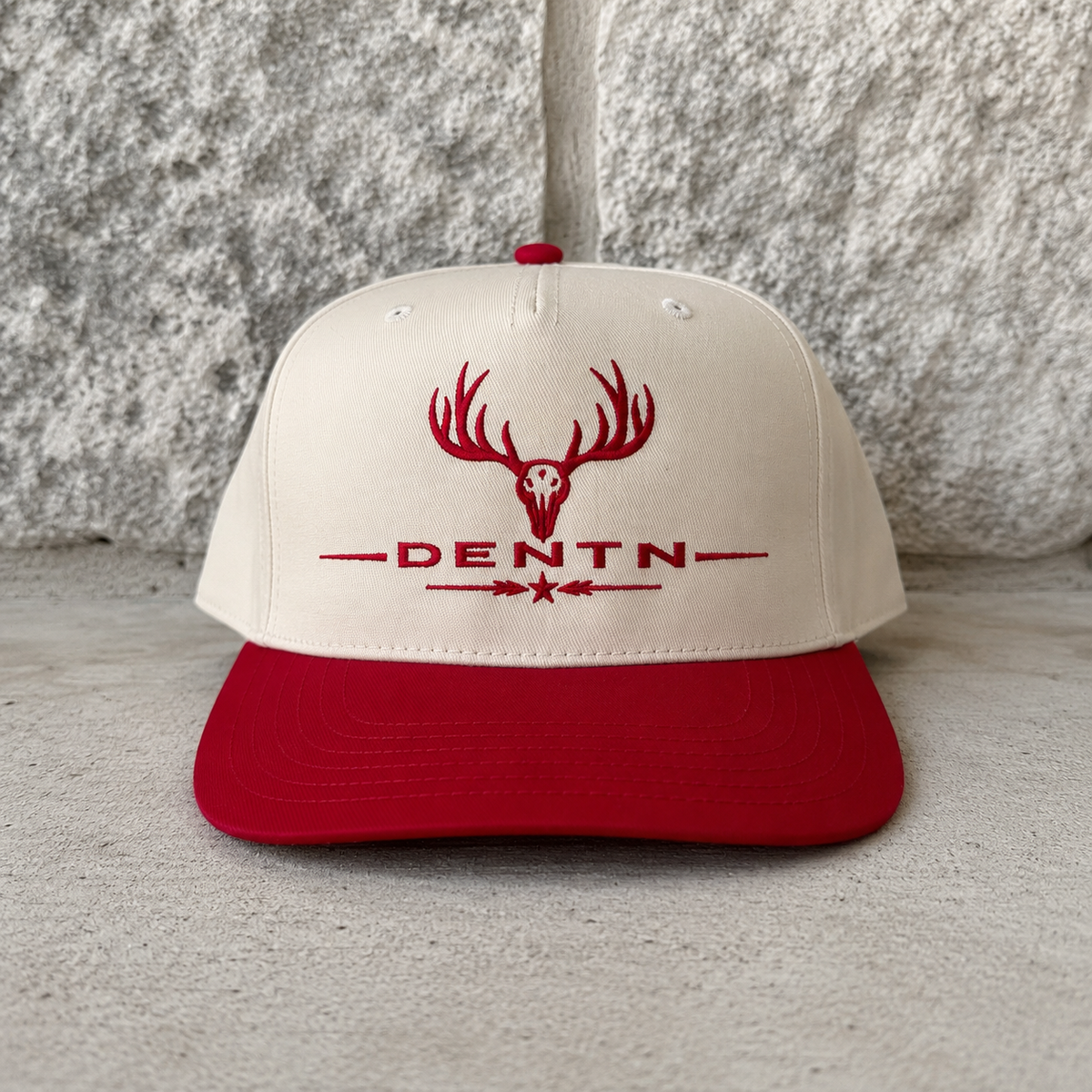 Red Deer Skull Hat